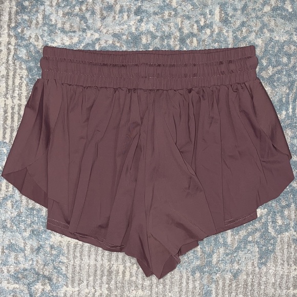 Inflachi Elastic Waist Drawstring Athletic Skort - Picture 5 of 9